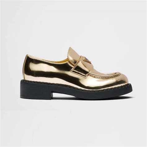 prada loafers gold hardware|prada lace ups.